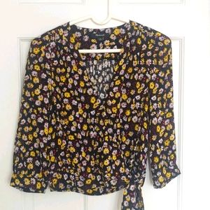 Madewell surplice blouse